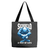 skinhead a way of life blue ideal birthday gift present. Tote Bags