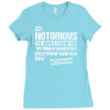 The Notorious, Undisputed World Champion Ladies Fitted T-Shirt
