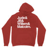 a litle life book white logo Unisex Hoodie