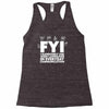 i use random sign language Racerback Tank