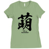 moe japanese Ladies Fitted T-Shirt