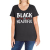 black is beautiful Ladies Curvy T-Shirt