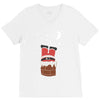christmas chimney V-Neck Tee