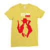 outlaws to the end Ladies Fitted T-Shirt