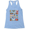 vintage electronic retro technology Racerback Tank