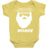 people without beard Baby Bodysuit
