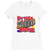 i'm the middle brother Ladies Fitted T-Shirt
