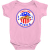 vote for pizza president democrat Baby Bodysuit
