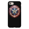 cotton captain america shield distressed, ideal gift or present iPhone 8 Case