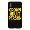 grown adult person iPhoneX
