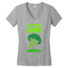 Eat Your Damn Broccoli Women's V-Neck T-Shirt