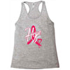 breast cancer awareness hope ribbon heart Racerback Tank