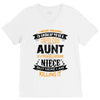Super Cool Aunt Of A Freaking Awesome Niece V-Neck Tee