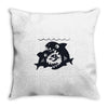 big shark little fish Throw Pillow