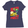 beach party Ladies Fitted T-Shirt