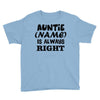personalised auntie Youth Tee