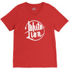 white lion V-Neck Tee