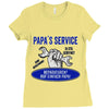 papa s service Ladies Fitted T-Shirt