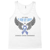 my hero is now my angel stomach cancer awareness Tank Top