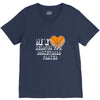 my heart basketball V-Neck Tee
