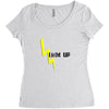 ON LIGHT UP Women's Triblend Scoop T-shirt