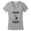 Fight Night Women's V-Neck T-Shirt