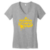 dont worry Women's V-Neck T-Shirt