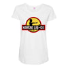 hawkins lab parody Maternity Scoop Neck T-shirt