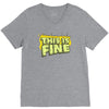 this is fine V-Neck Tee