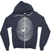 octo print Zipper Hoodie