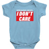 Breaking News i Don't Care Baby Bodysuit