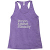 person against humanity Racerback Tank