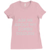 ask me about my zombie disguise Ladies Fitted T-Shirt