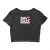 save gaza palestine Crop Top