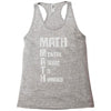 math mental abuse to humans Racerback Tank