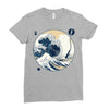 the great wave off sound Ladies Fitted T-Shirt