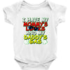 mommy's looks daddy's gas Baby Onesie