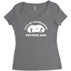 caerbannog petting zoo Women's Triblend Scoop T-shirt