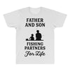 Father and Son Fishing Partners For Life All Over Men's T-shirt