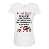 mama bear message Maternity Scoop Neck T-shirt