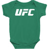ufc white logo Baby Bodysuit