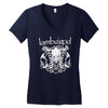 new lamb of god Women's V-Neck T-Shirt