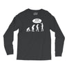 banksy funny human evolution indie Long Sleeve Shirts