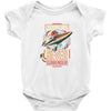 never surrender Baby Bodysuit