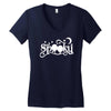 halloween spooky Women's V-Neck T-Shirt