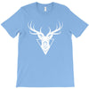 deer head vector white logo T-Shirt