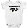 Hamburger Baby Onesie