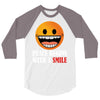 Smile 3/4 Sleeve Shirt