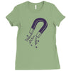 powerful magnet Ladies Fitted T-Shirt