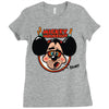 mickey mousseux Ladies Fitted T-Shirt